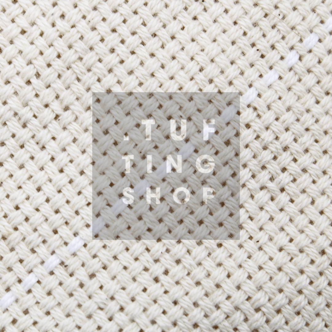 100% cotton Tufting cloth with white line - Tuftingshop