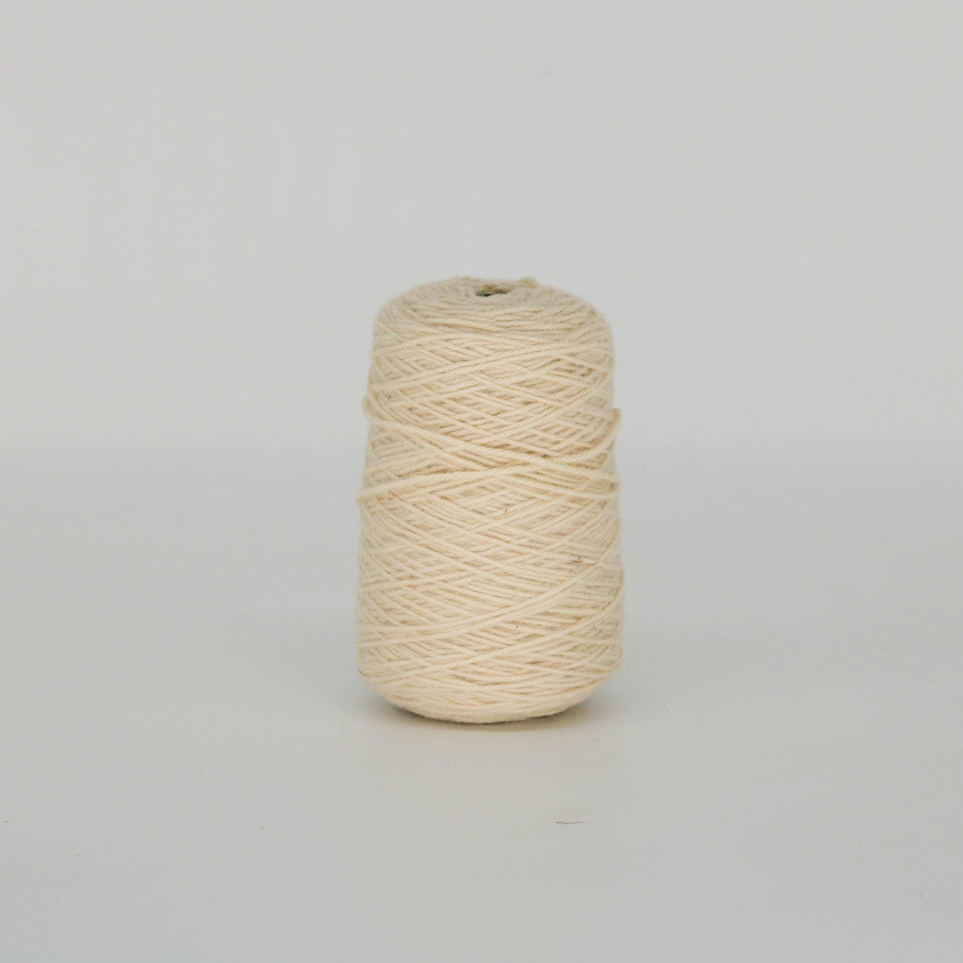 Ecru 100% Wool Rug Yarn On Cones (009) - Tuftingshop