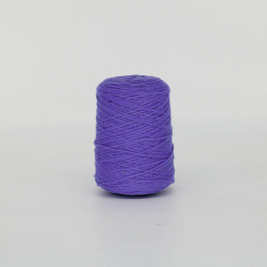 Purple 100% Wool Rug Yarn On Cones (585) - Tuftingshop
