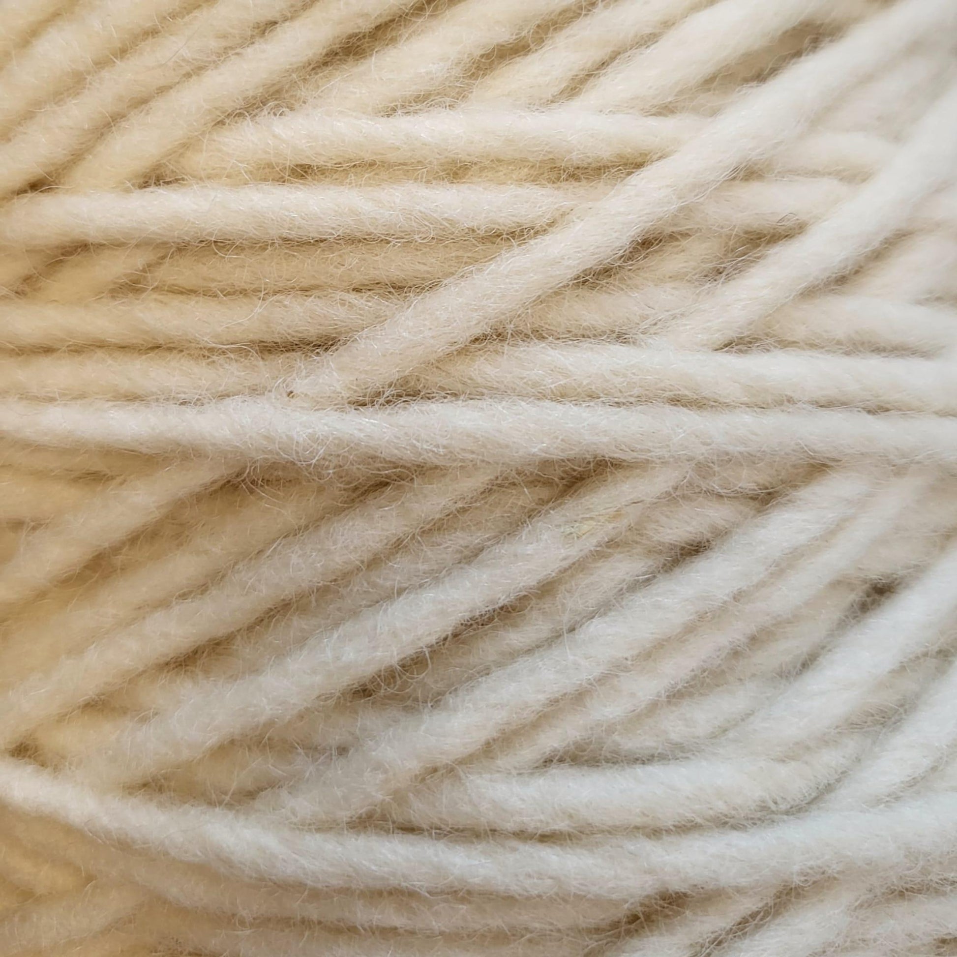 Super chunky Felted wool yarn 2000 tex 500 gr cone (undyed) - Tuftingshop