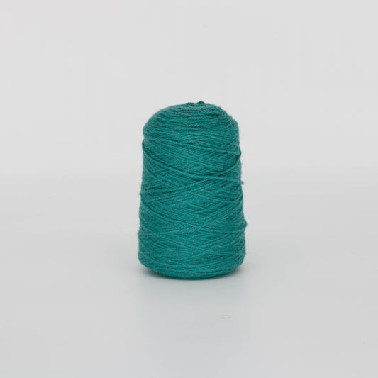 Teal 100% Wool Rug Yarn On Cones (212) - Tuftingshop